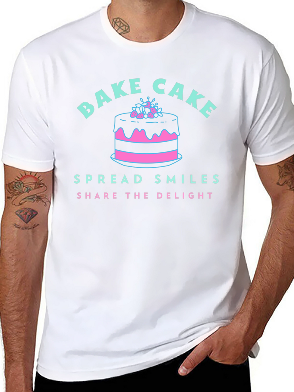 Bake Cake T-Shirt - Spread Smiles