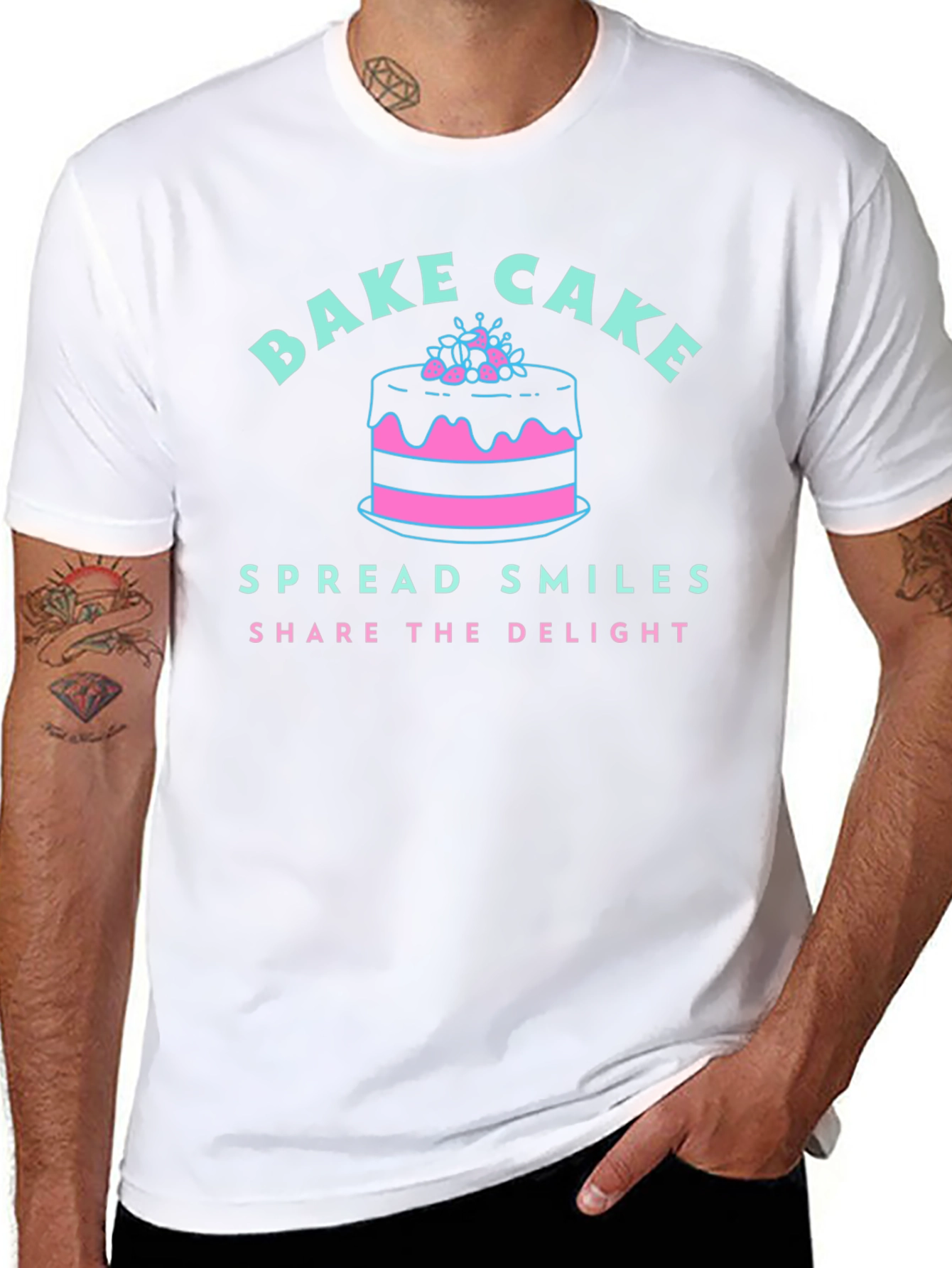 Bake Cake T-Shirt - Spread Smiles