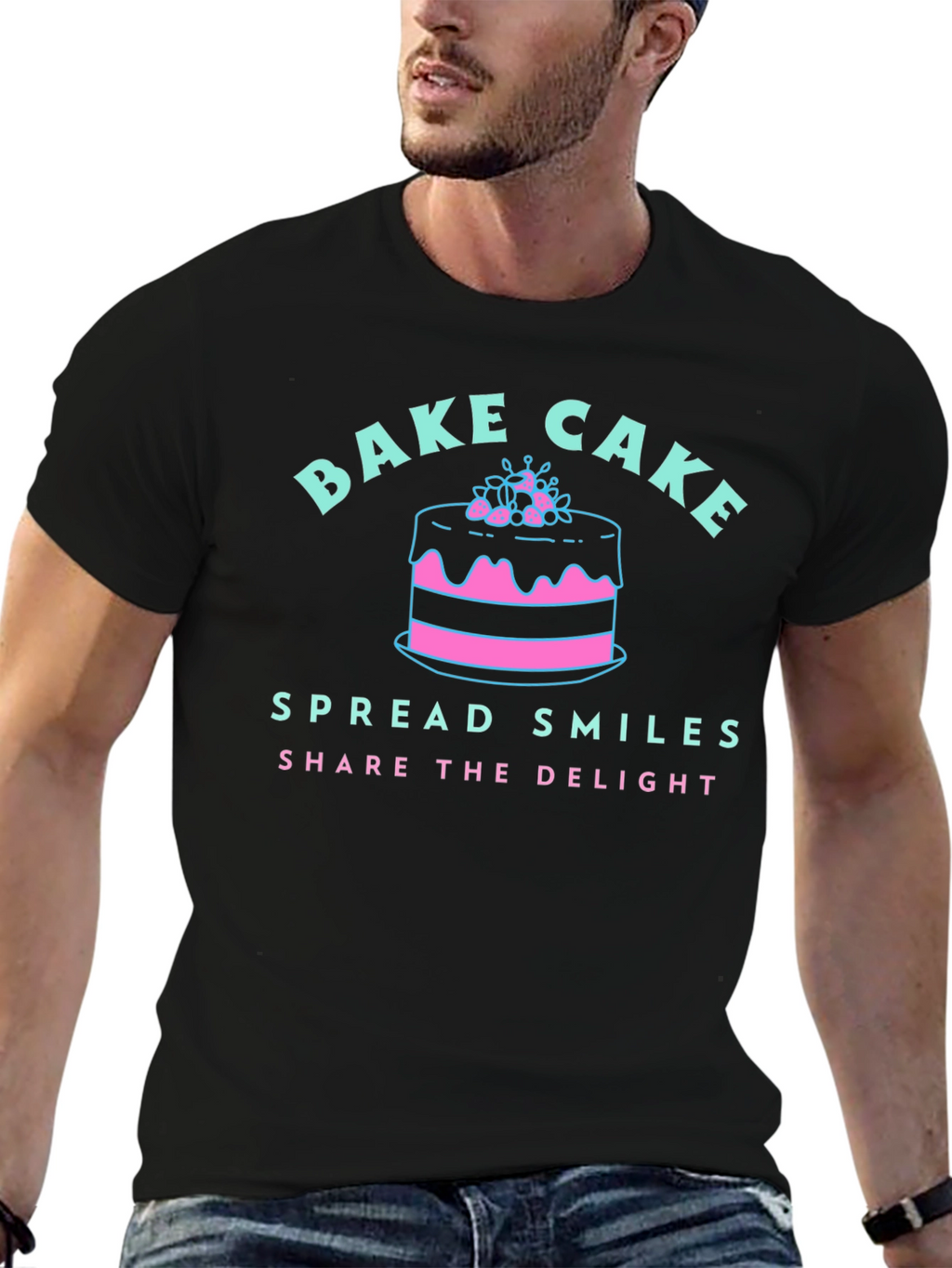 Bake Cake T-Shirt - Spread Smiles