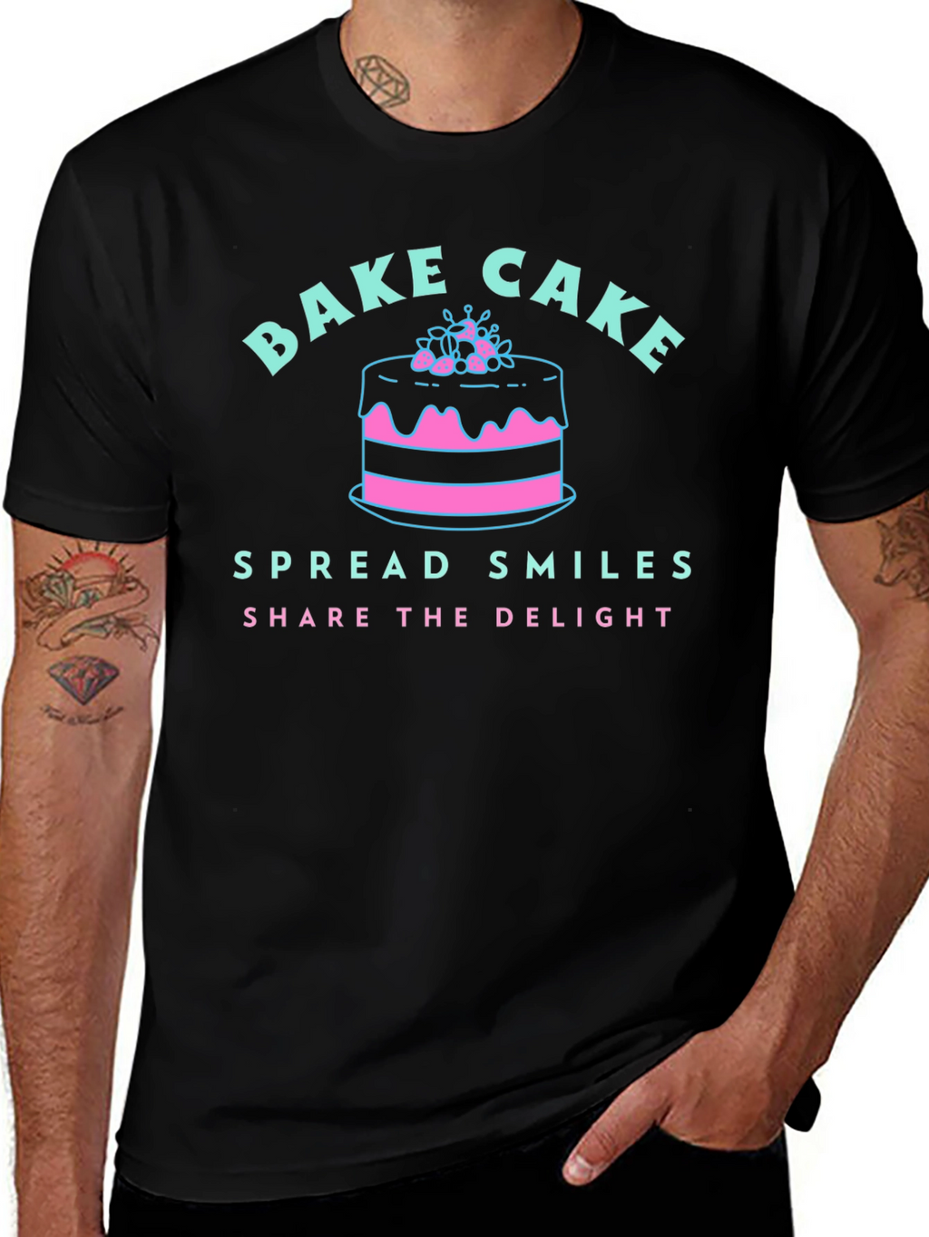 Bake Cake T-Shirt - Spread Smiles