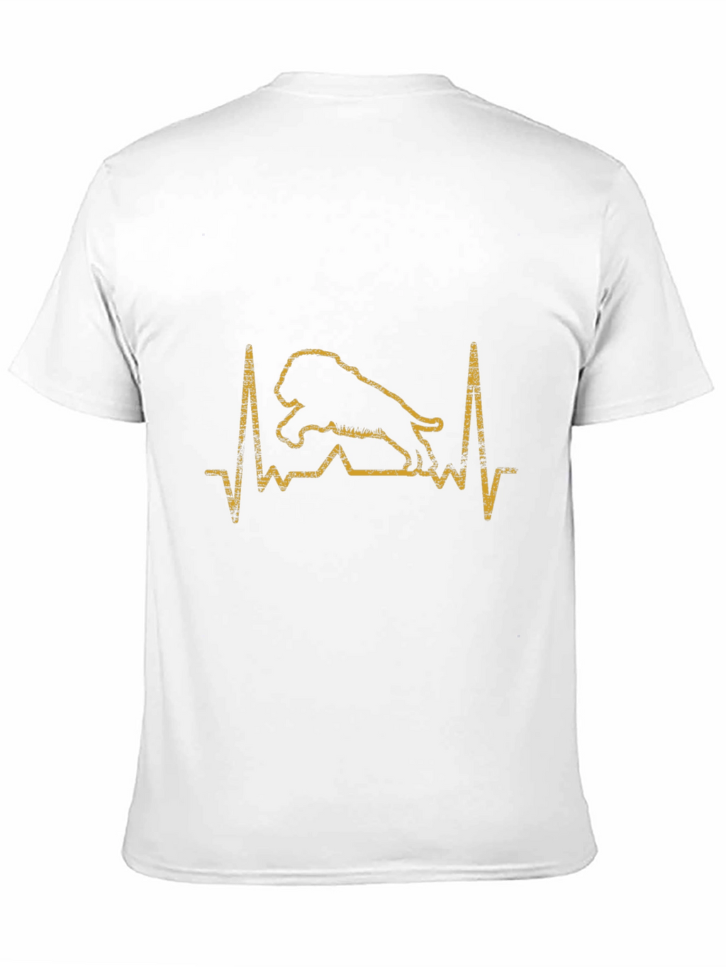 Lion Heartbeat T-Shirt - Black