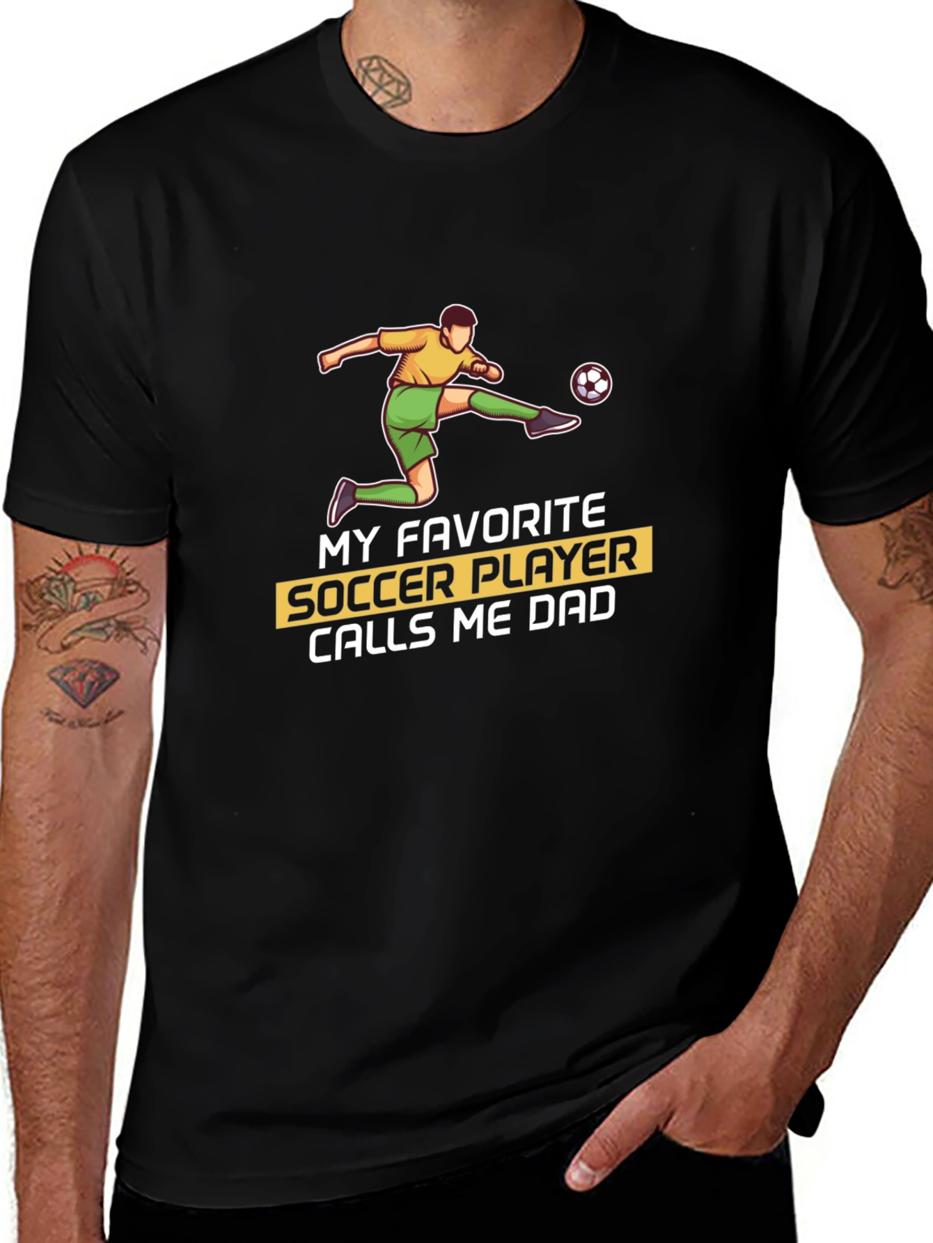 Soccer Dad T-Shirt: My Favorite Player Calls Me Dad