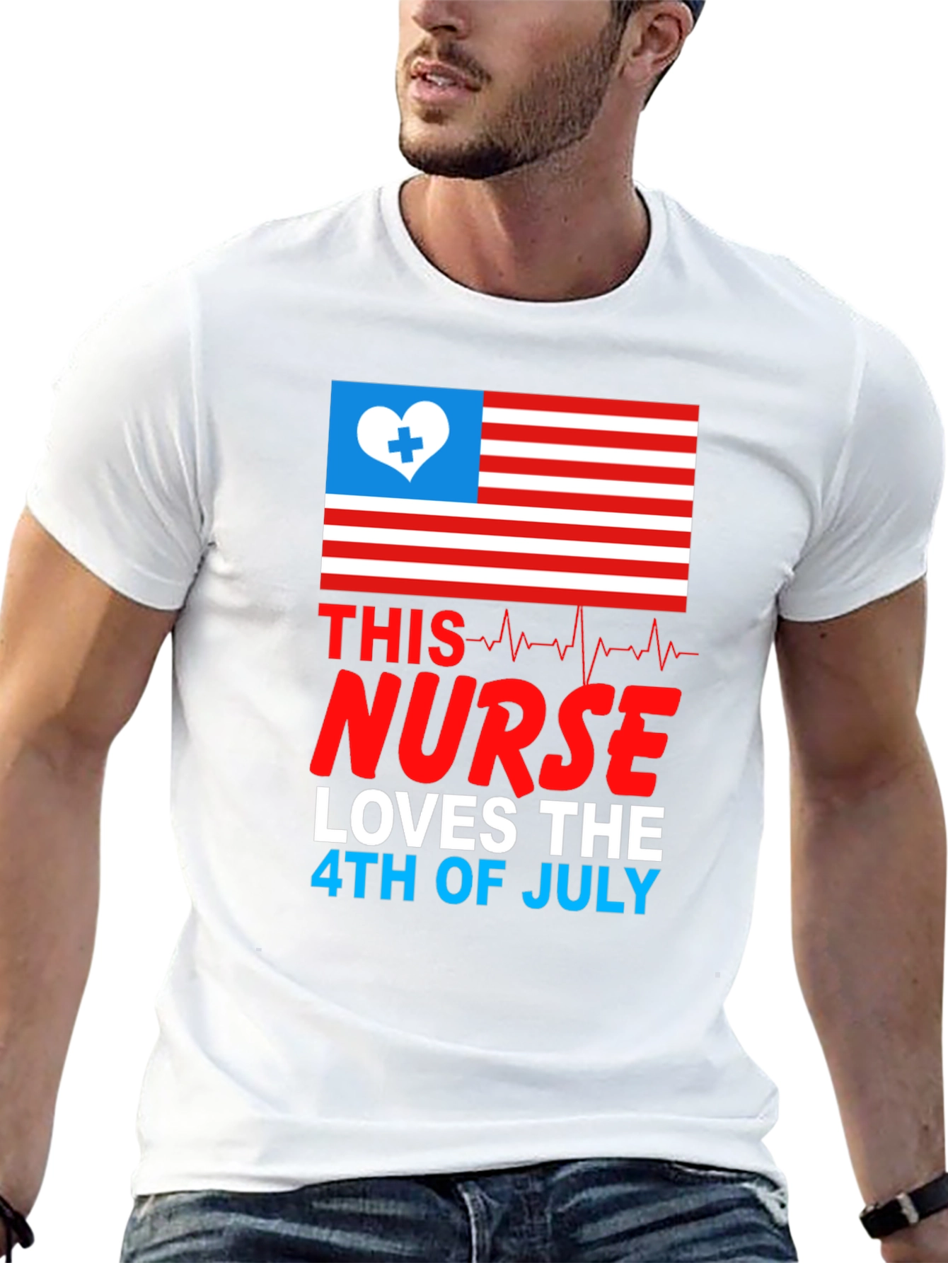 Nurse 4th of July Patriotic T-Shirt