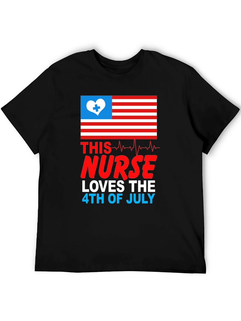 Nurse 4th of July Patriotic T-Shirt