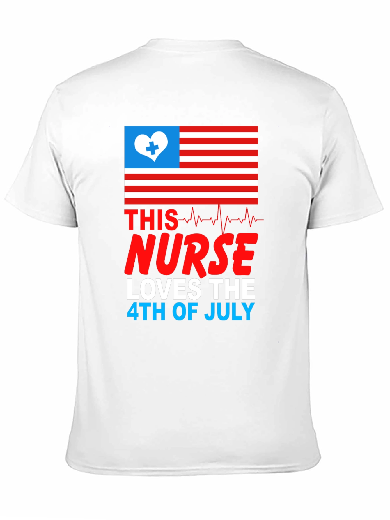 Nurse 4th of July Patriotic T-Shirt