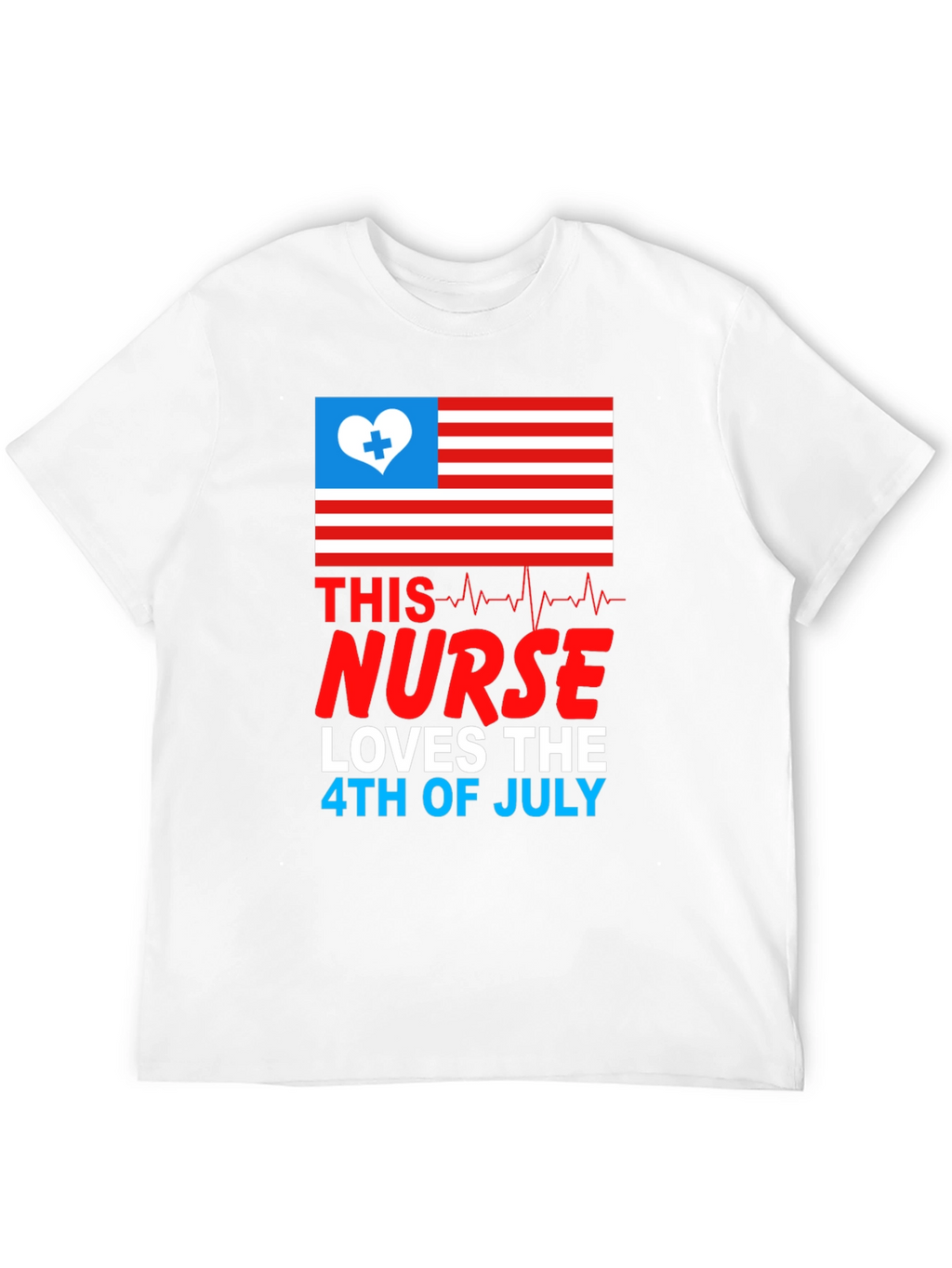 Nurse 4th of July Patriotic T-Shirt