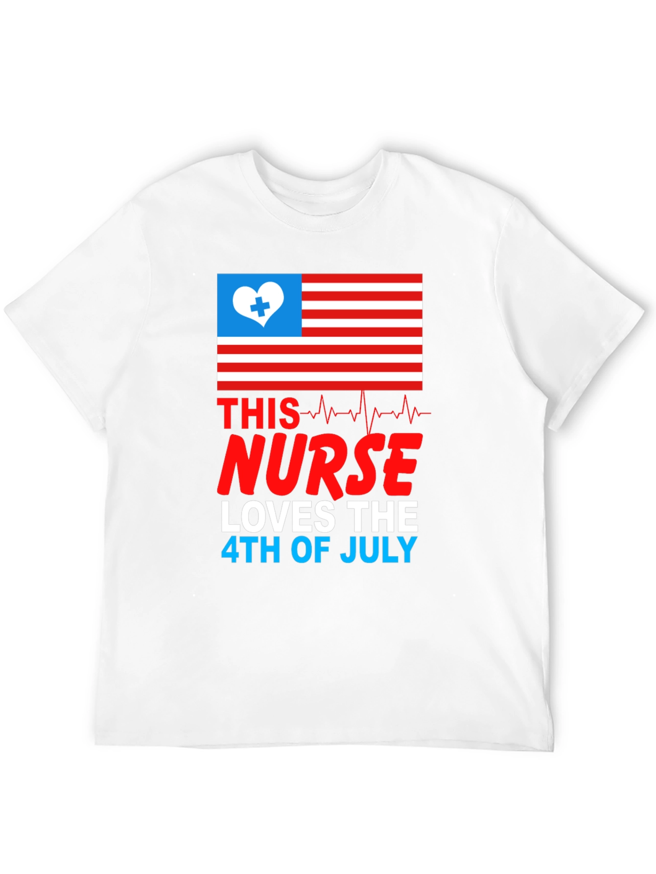Nurse 4th of July Patriotic T-Shirt
