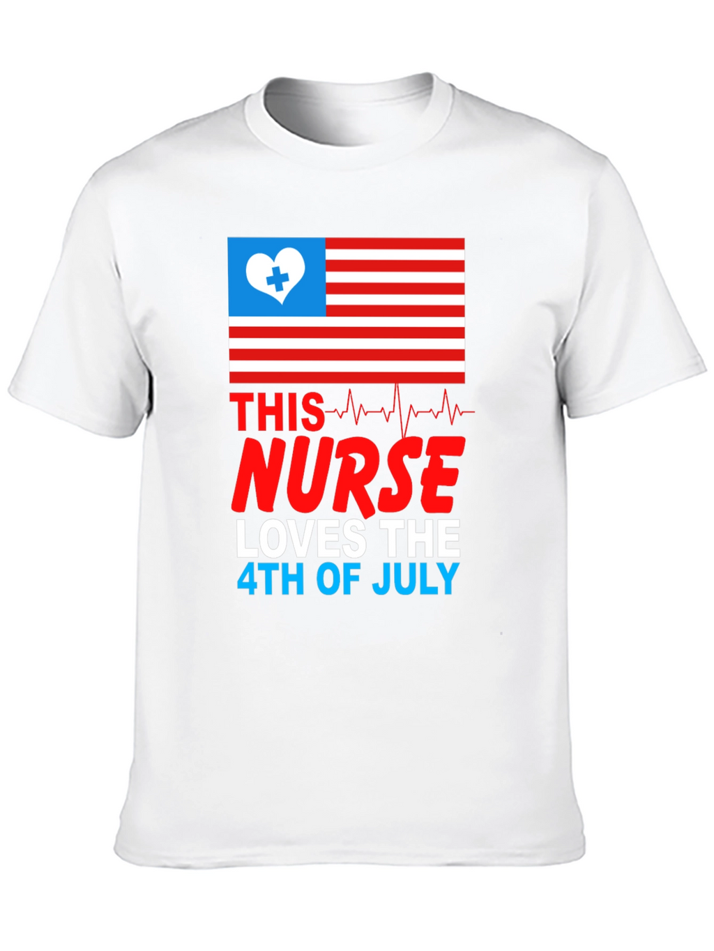 Nurse 4th of July Patriotic T-Shirt