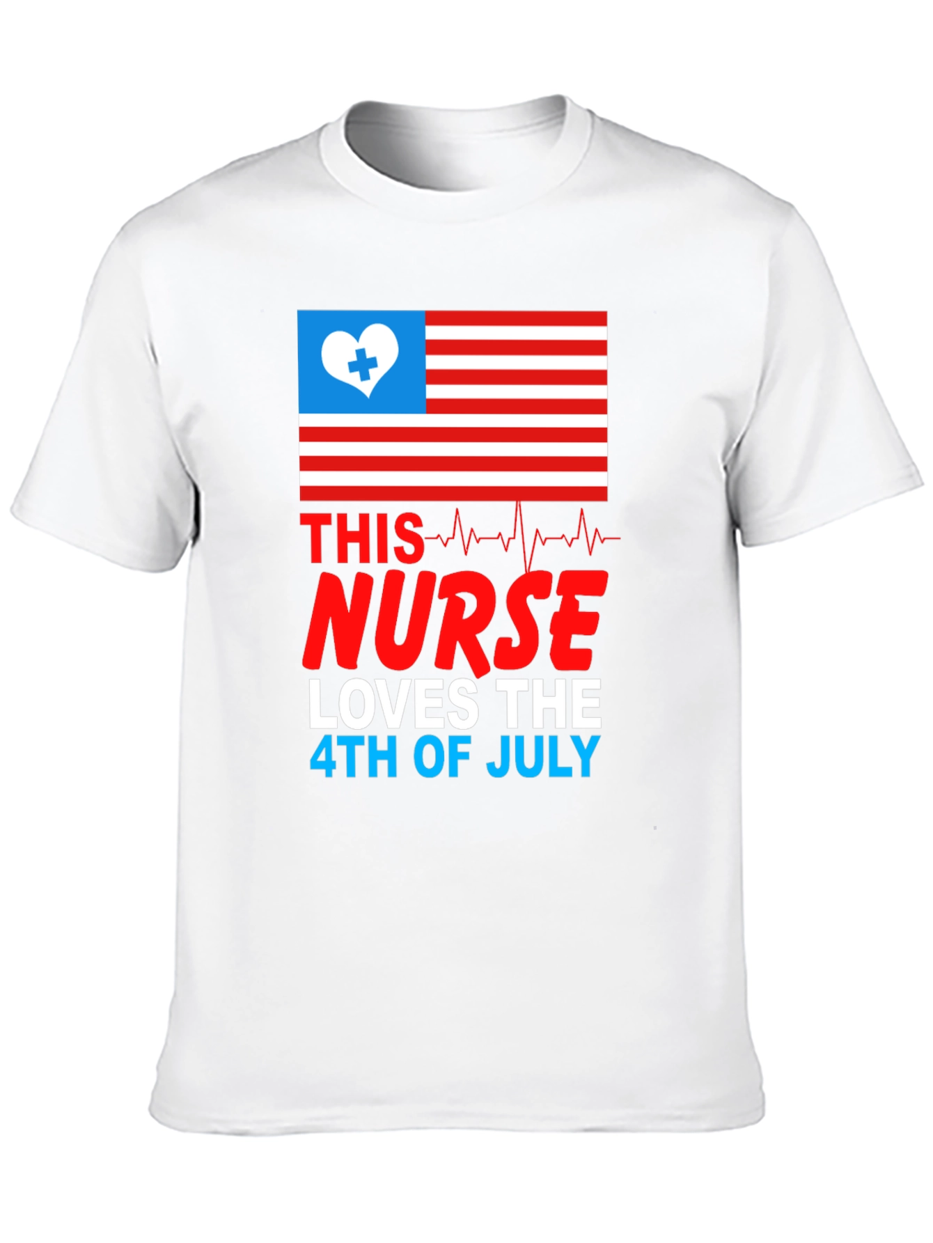 Nurse 4th of July Patriotic T-Shirt
