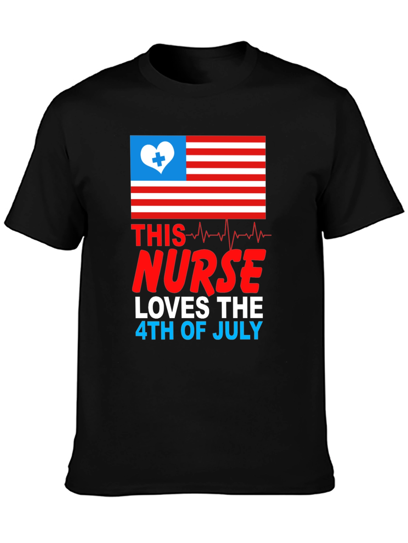 Nurse 4th of July Patriotic T-Shirt