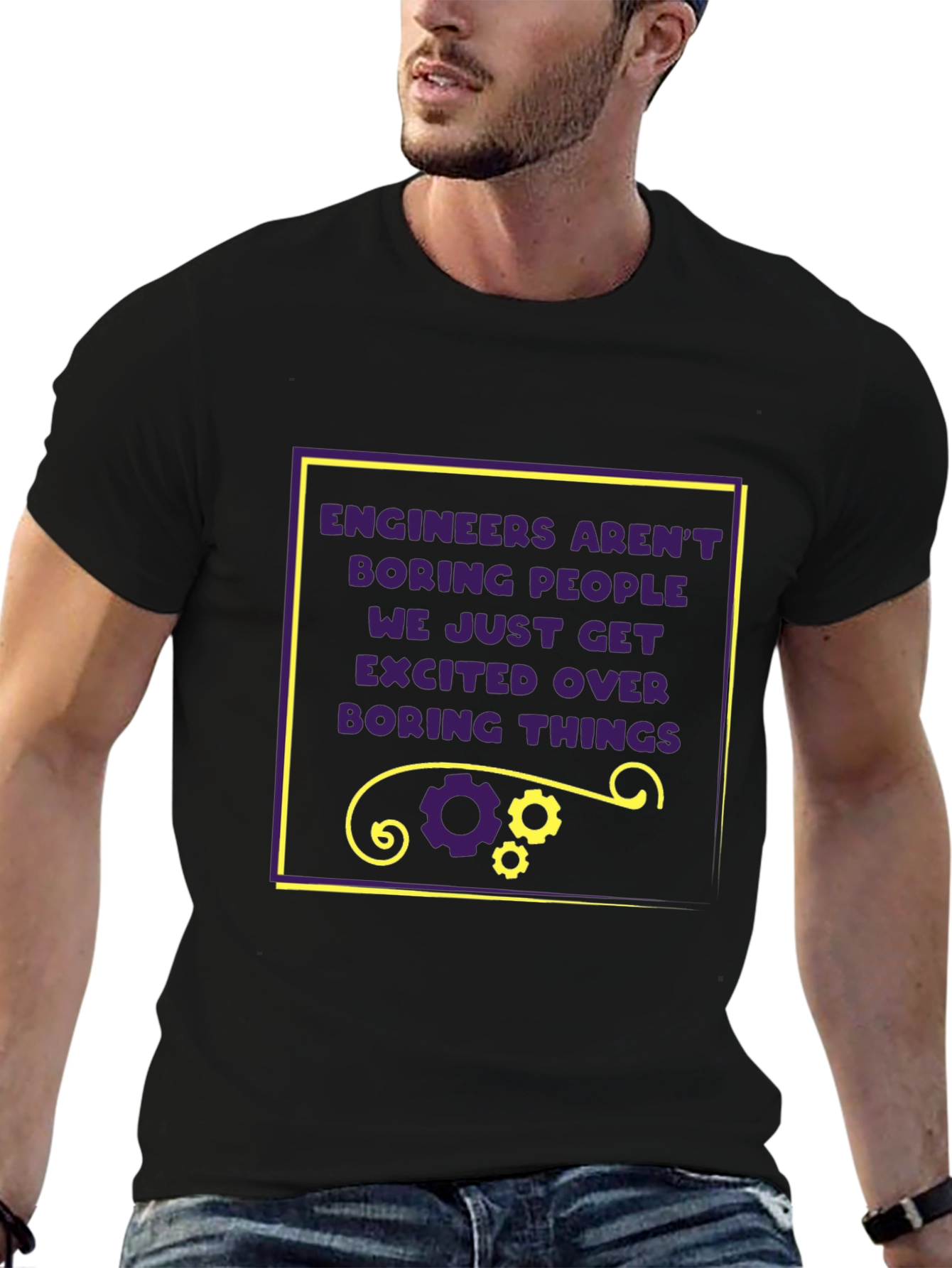 Engineer Humor T-Shirt - Excited Over Boring Things
