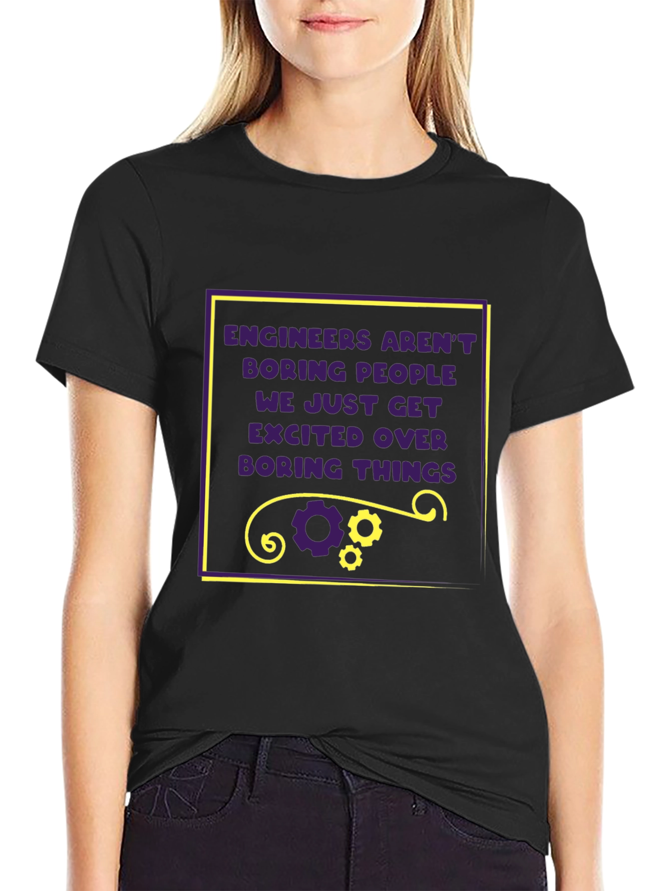 Engineer Humor T-Shirt - Excited Over Boring Things