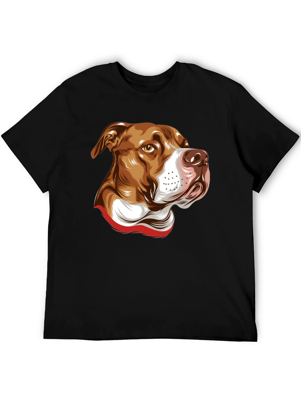 Pit Bull Graphic Tee - Black Cotton Blend