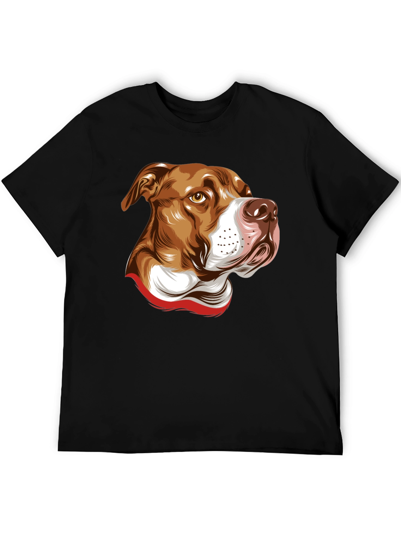 Pit Bull Graphic Tee - Black Cotton Blend