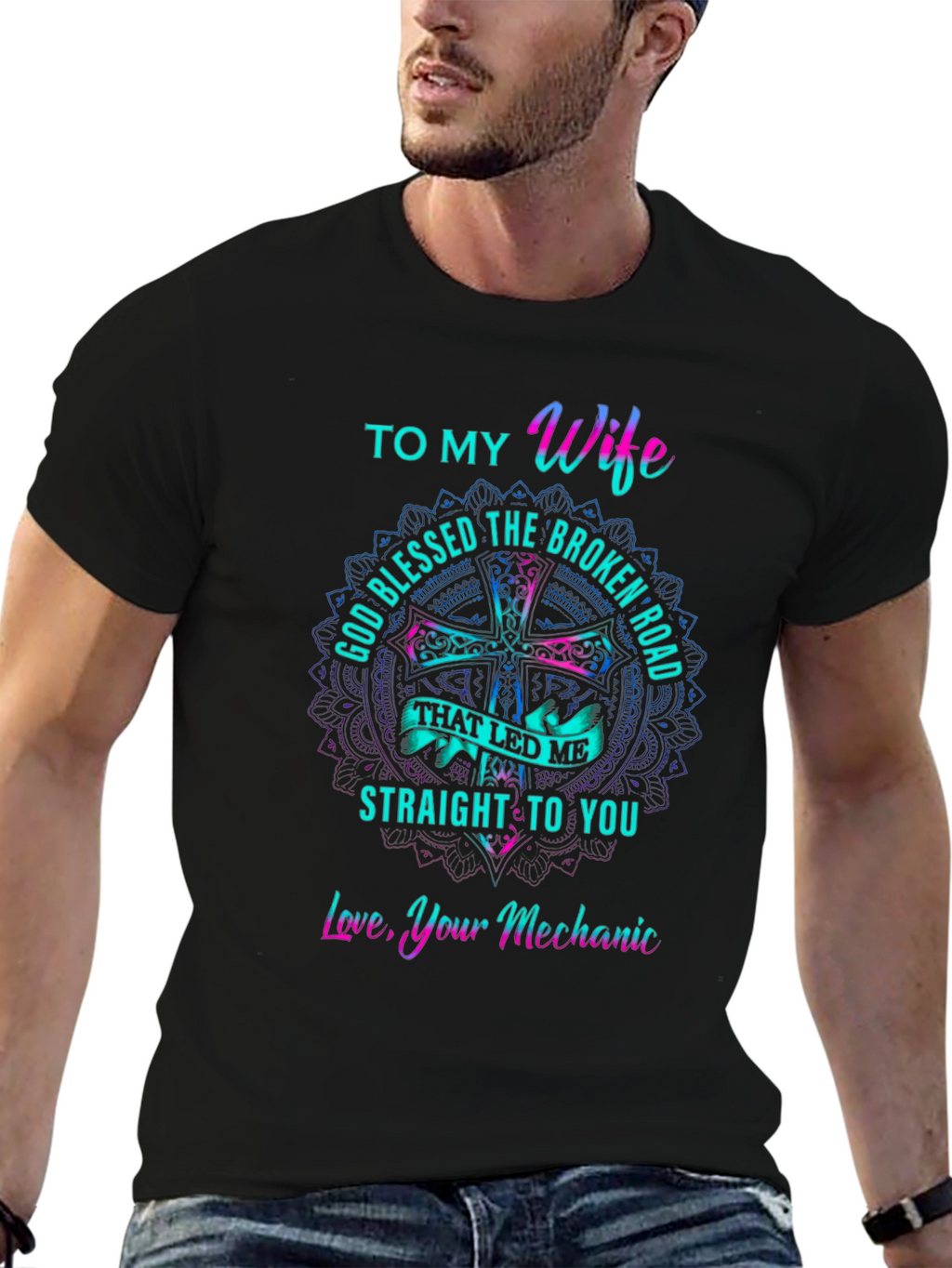 To My Wife Mechanic Love T-Shirt