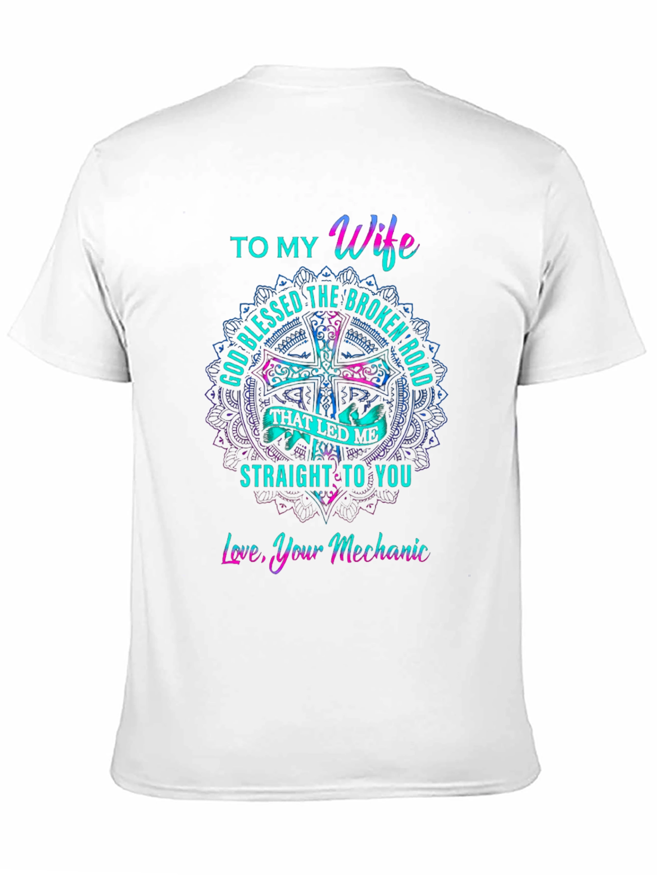 To My Wife Mechanic Love T-Shirt
