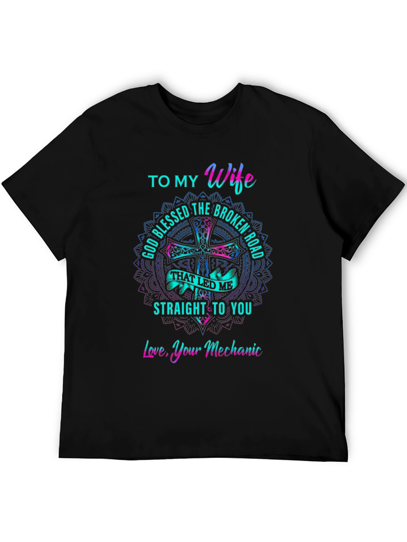 To My Wife Mechanic Love T-Shirt