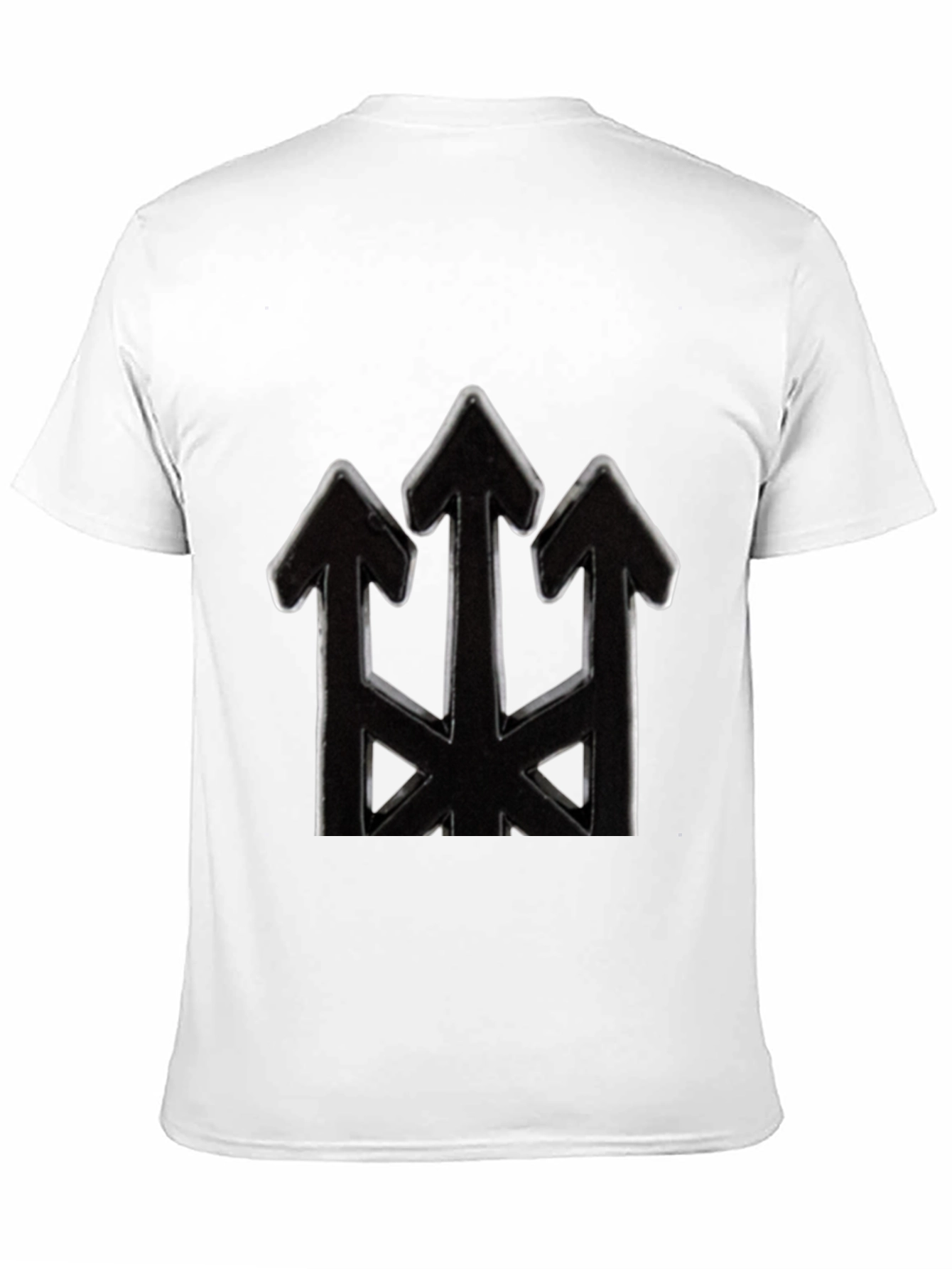 Mens Black Arrow Trident Graphic Tee