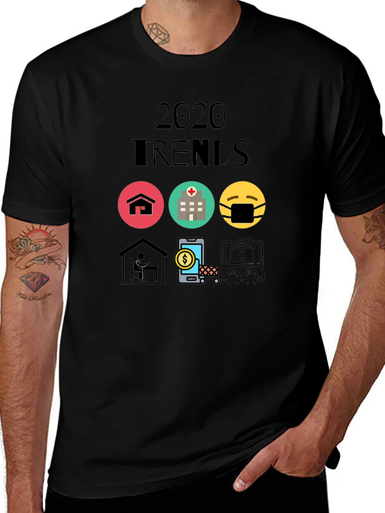 2020 Trends Graphic Tee - Trendy and Unique