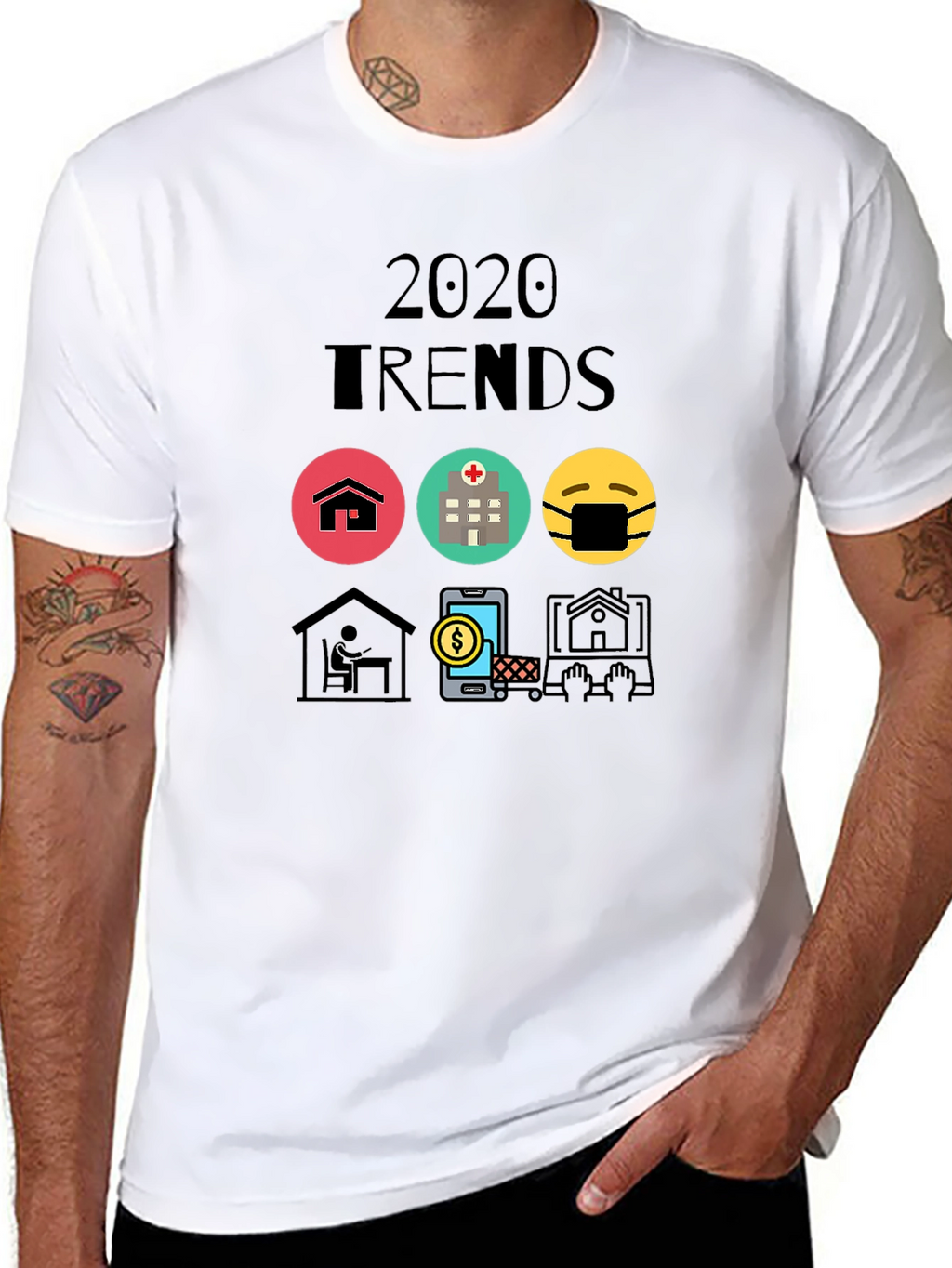 2020 Trends Graphic Tee - Trendy and Unique