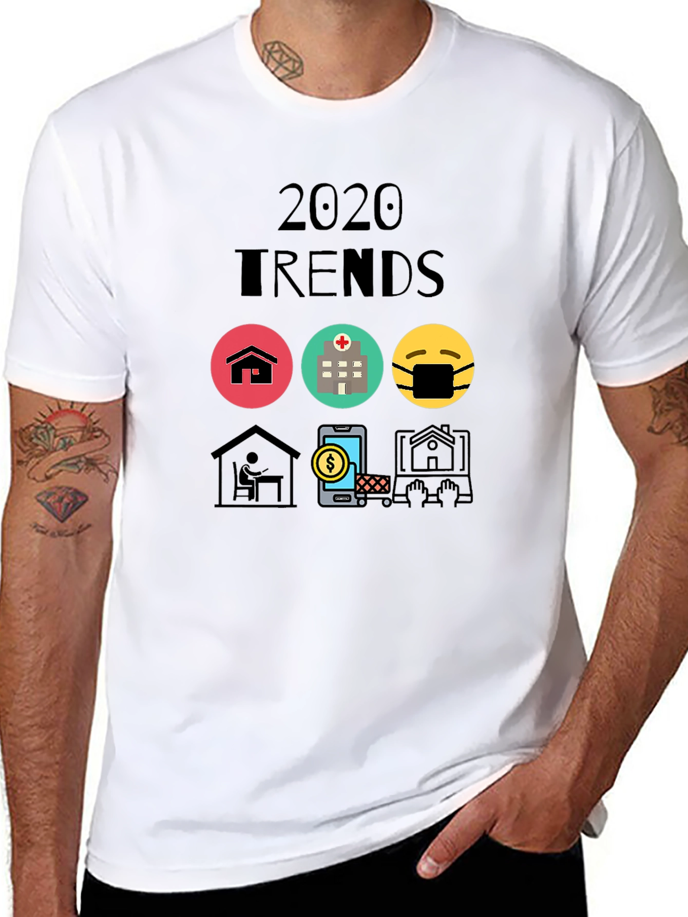 2020 Trends Graphic Tee - Trendy and Unique