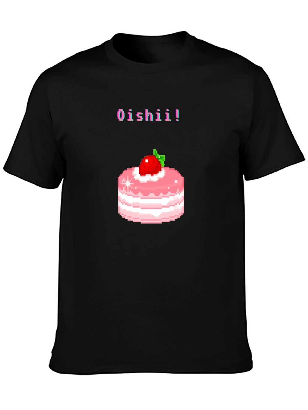 Pixel Art Cake Graphic Tee - Oishii! T-Shirt