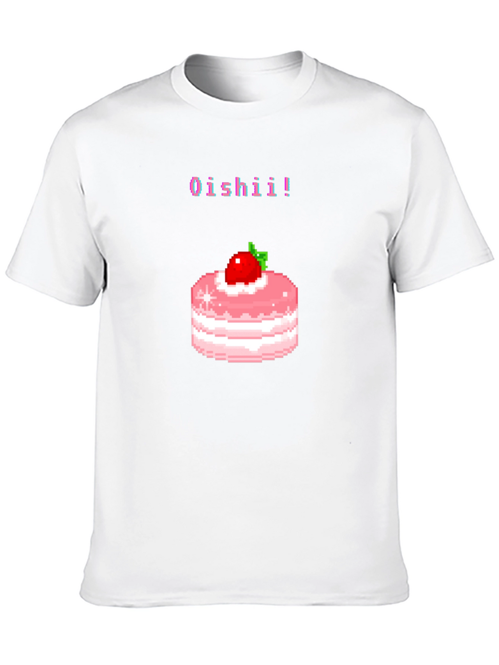 Pixel Art Cake Graphic Tee - Oishii! T-Shirt