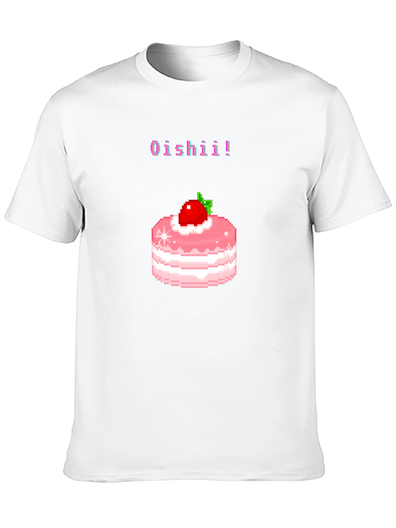 Pixel Art Cake Graphic Tee - Oishii! T-Shirt