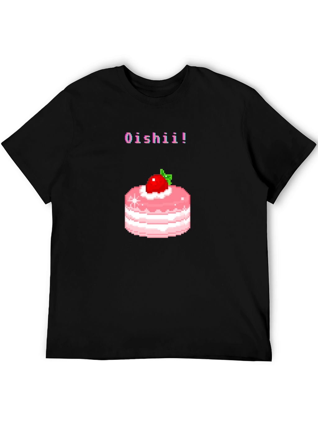 Pixel Art Cake Graphic Tee - Oishii! T-Shirt