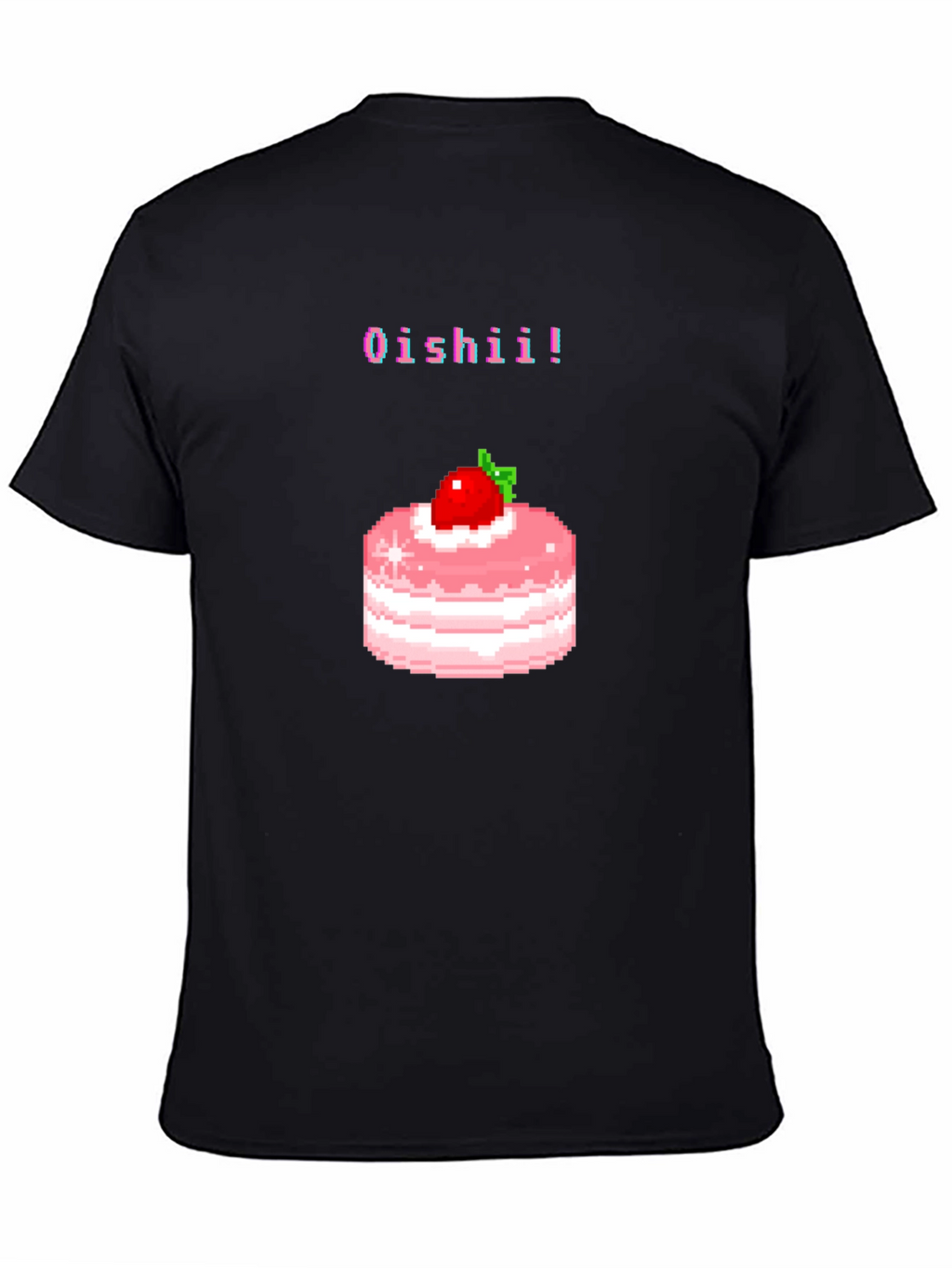 Pixel Art Cake Graphic Tee - Oishii! T-Shirt