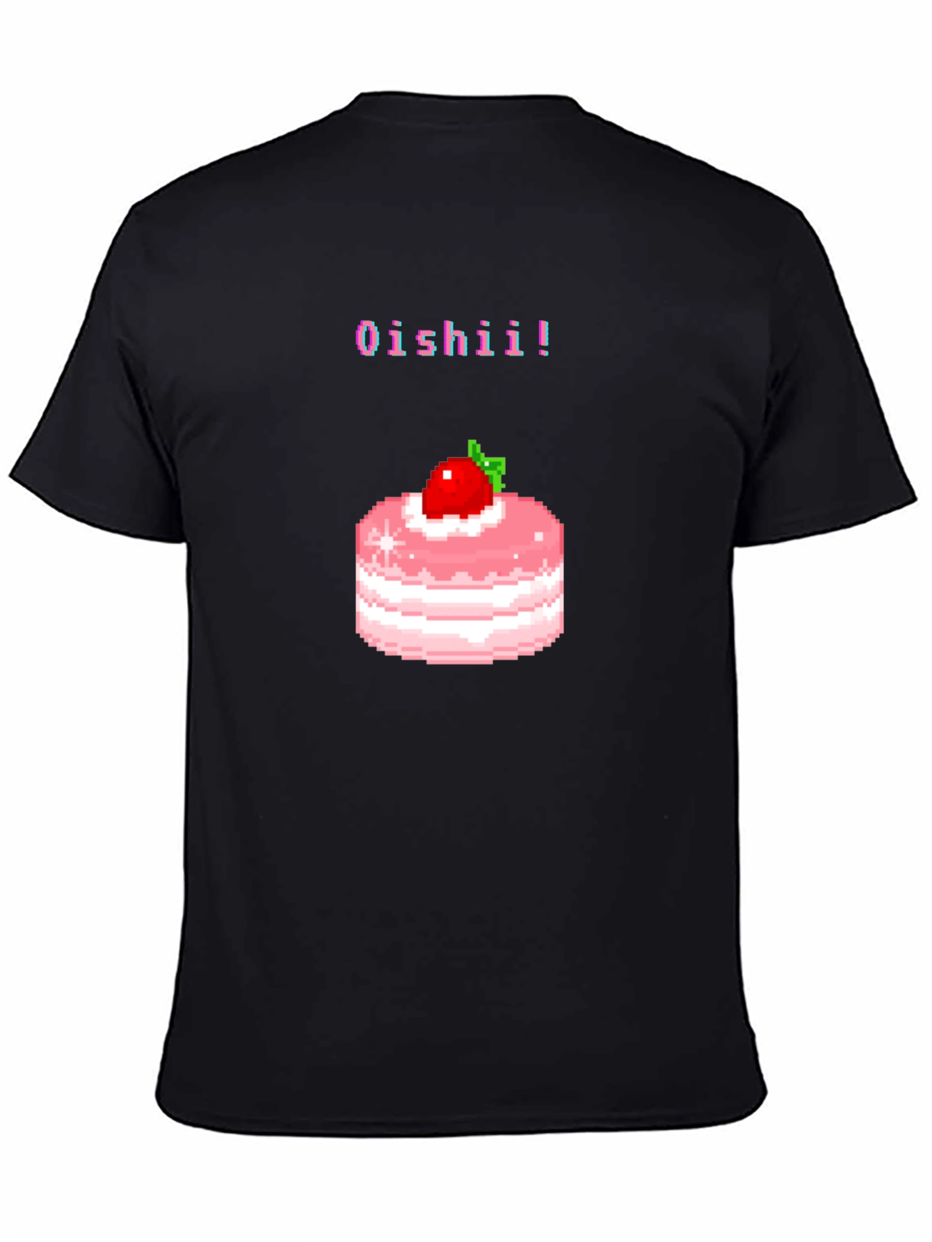 Pixel Art Cake Graphic Tee - Oishii! T-Shirt