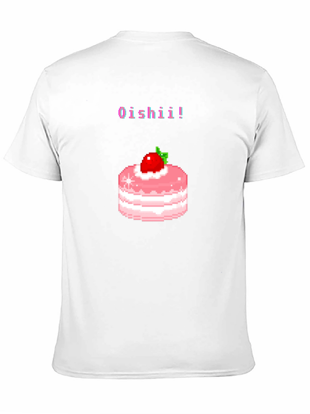 Pixel Art Cake Graphic Tee - Oishii! T-Shirt