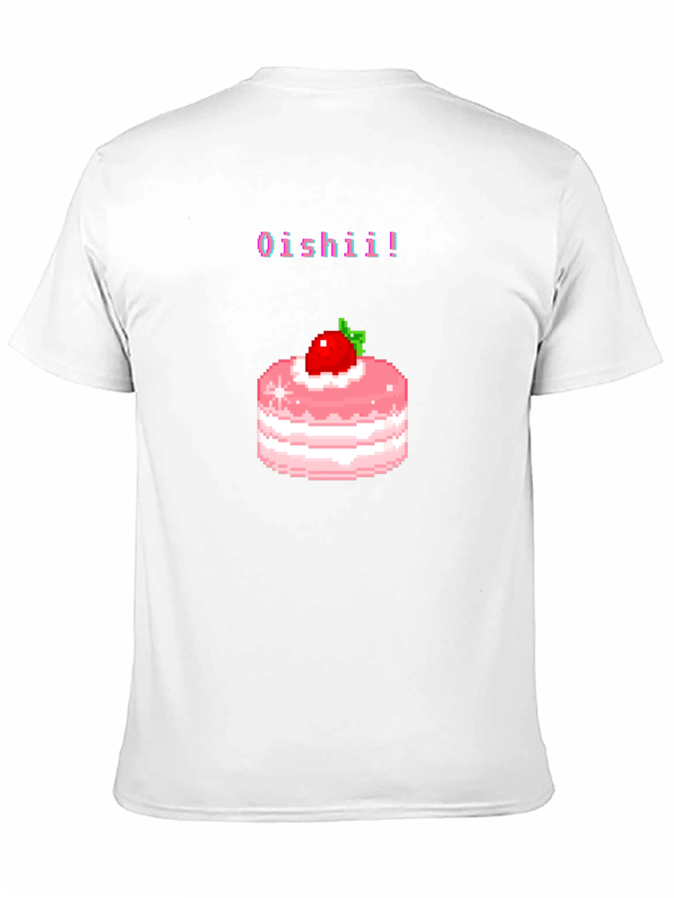 Pixel Art Cake Graphic Tee - Oishii! T-Shirt