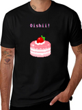 Pixel Art Cake Graphic Tee - Oishii! T-Shirt