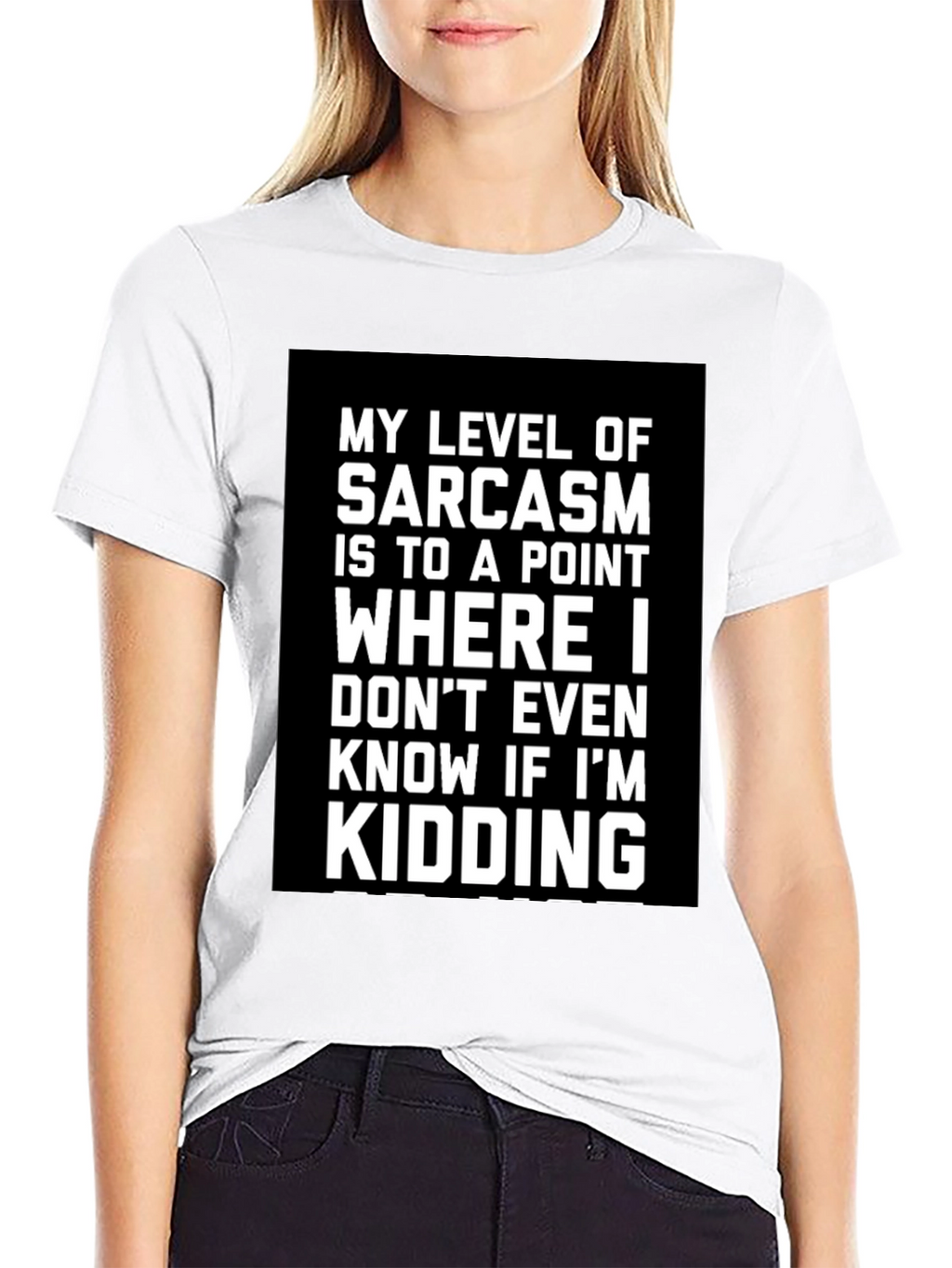 Sarcastic Humor T-Shirt: Kidding? Graphic Tee