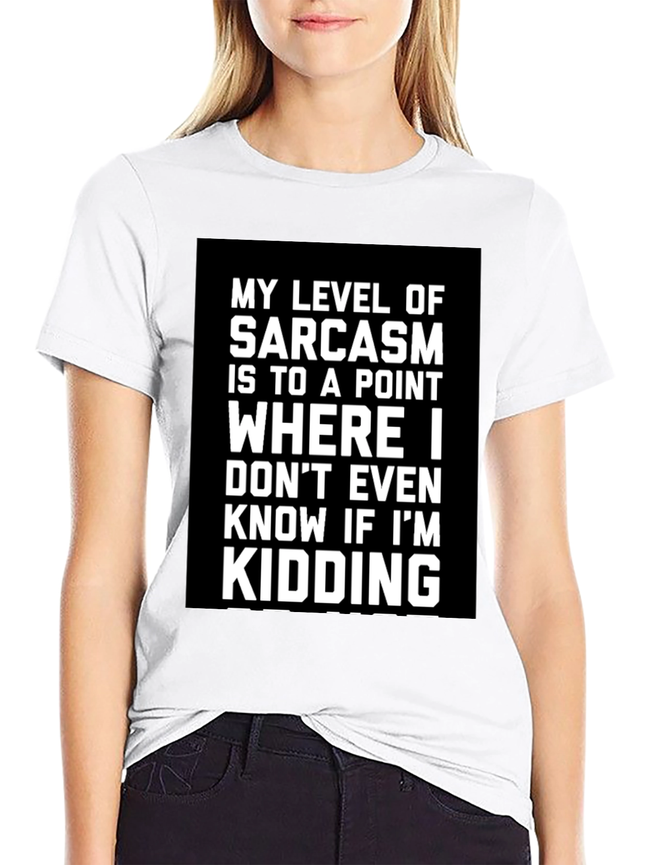 Sarcastic Humor T-Shirt: Kidding? Graphic Tee