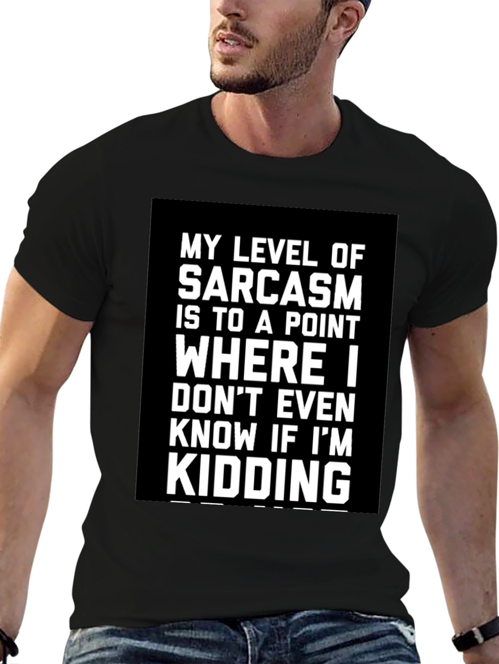 Sarcastic Humor T-Shirt: Kidding? Graphic Tee