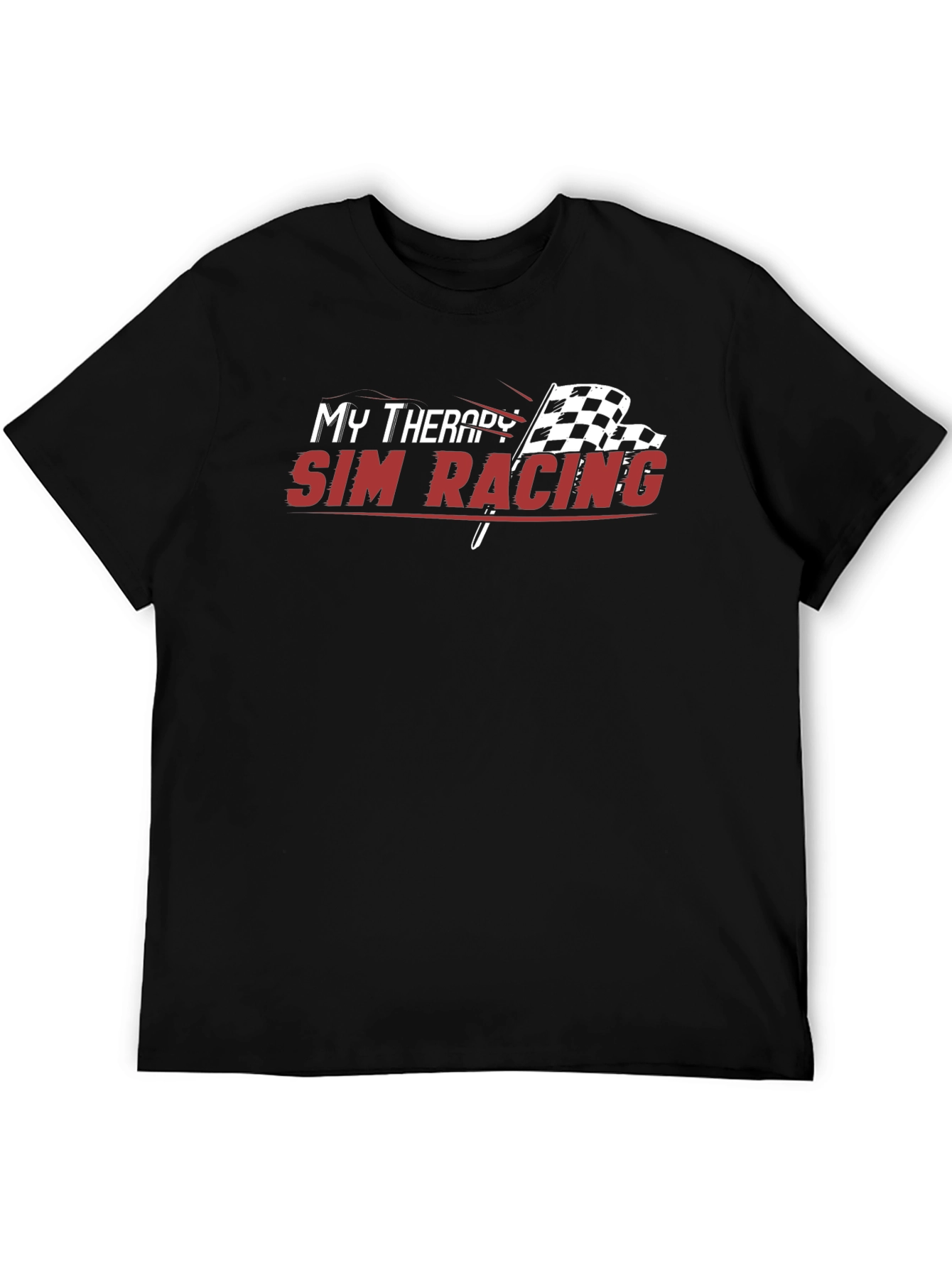 My Therapy Sim Racing T-Shirt Black Tee