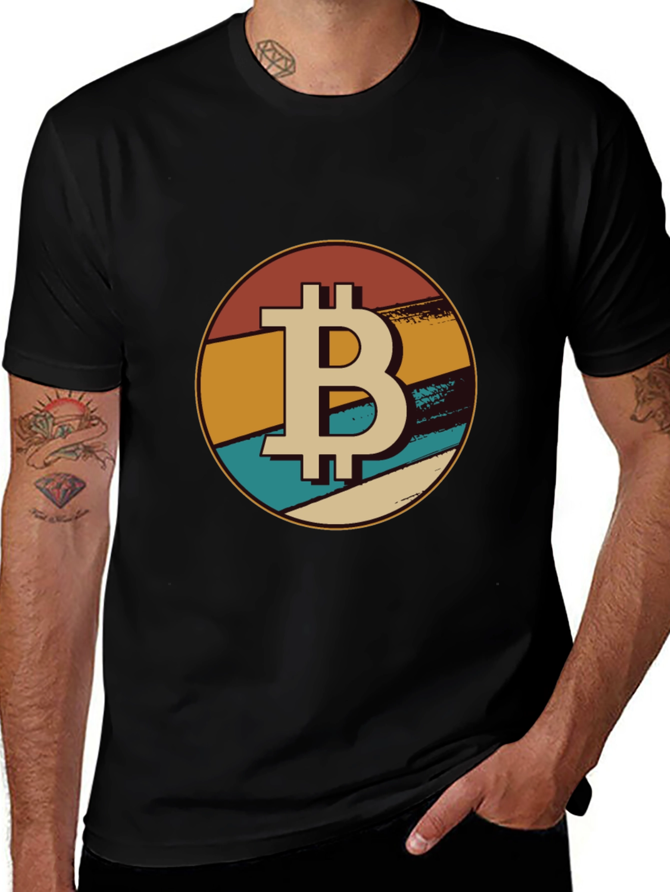 Bitcoin Retro T-Shirt - Crypto Currency Tee