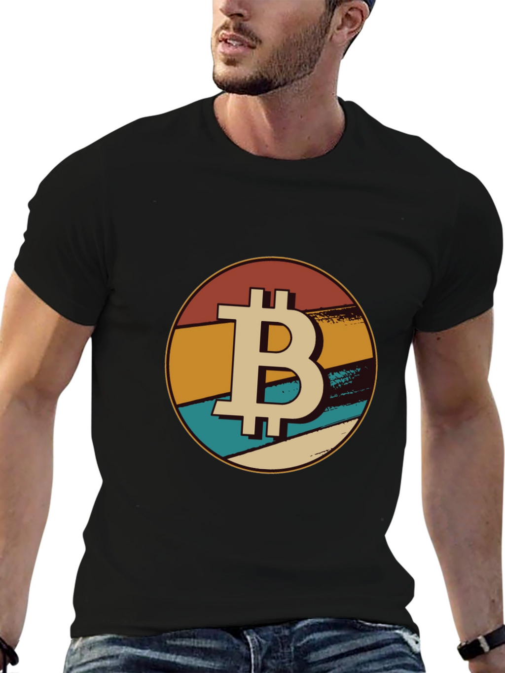 Bitcoin Retro T-Shirt - Crypto Currency Tee