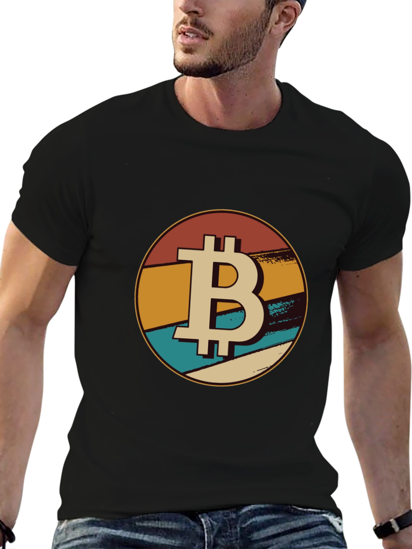 Bitcoin Retro T-Shirt - Crypto Currency Tee