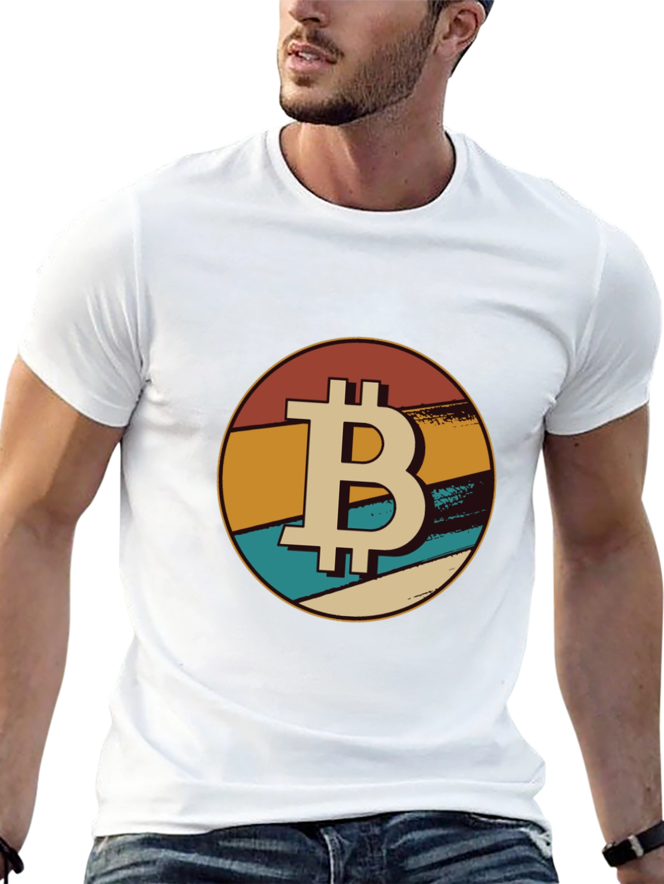 Bitcoin Retro T-Shirt - Crypto Currency Tee