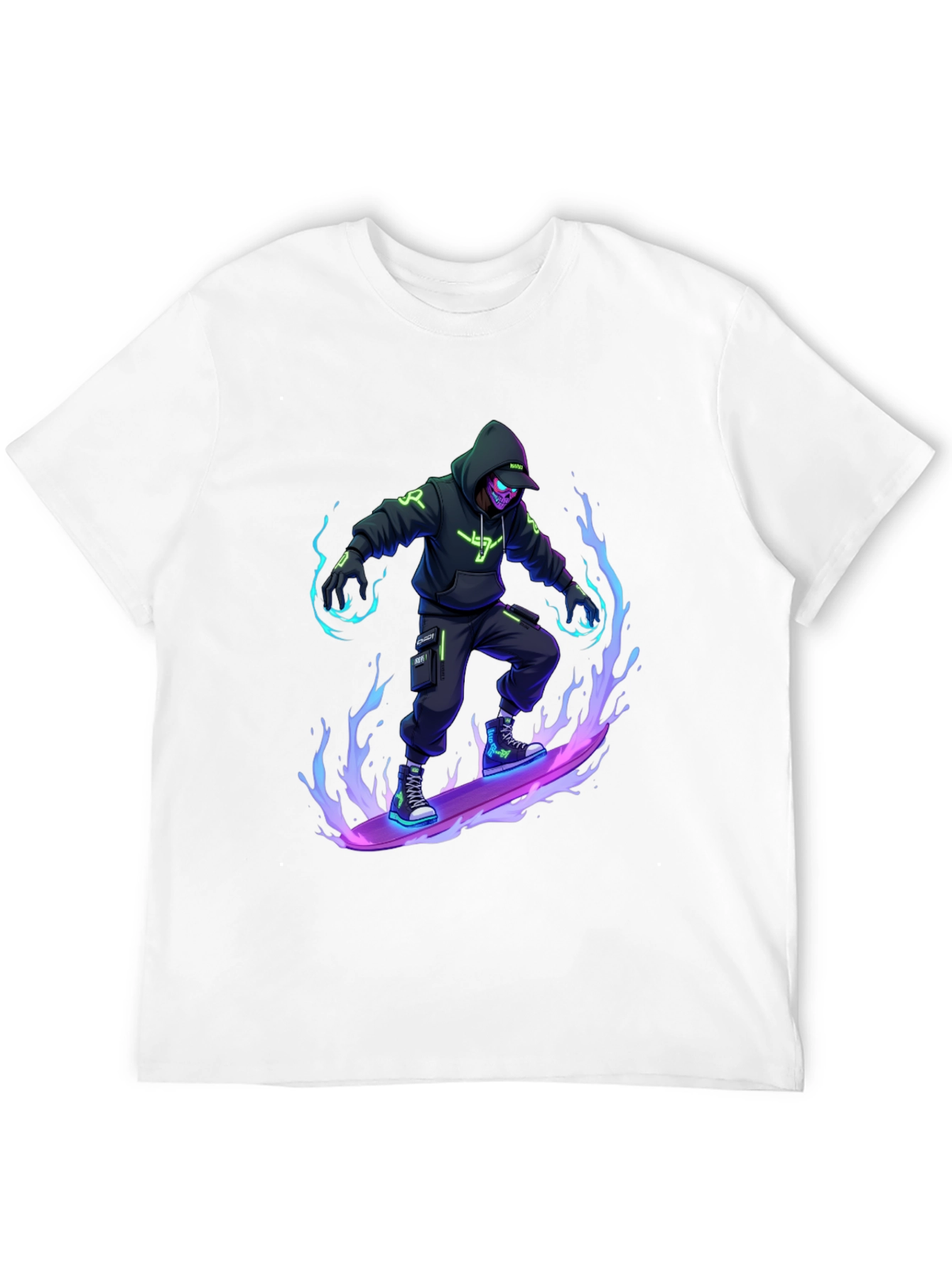 Cyberpunk Rider Black T-Shirt