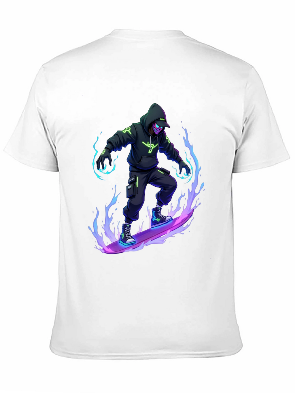 Cyberpunk Rider Black T-Shirt