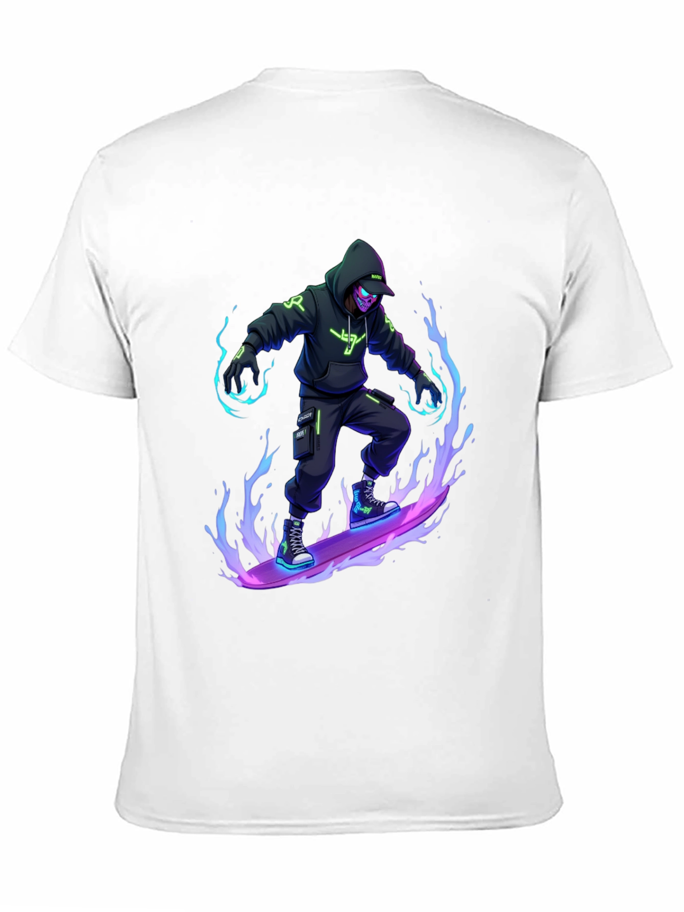 Cyberpunk Rider Black T-Shirt