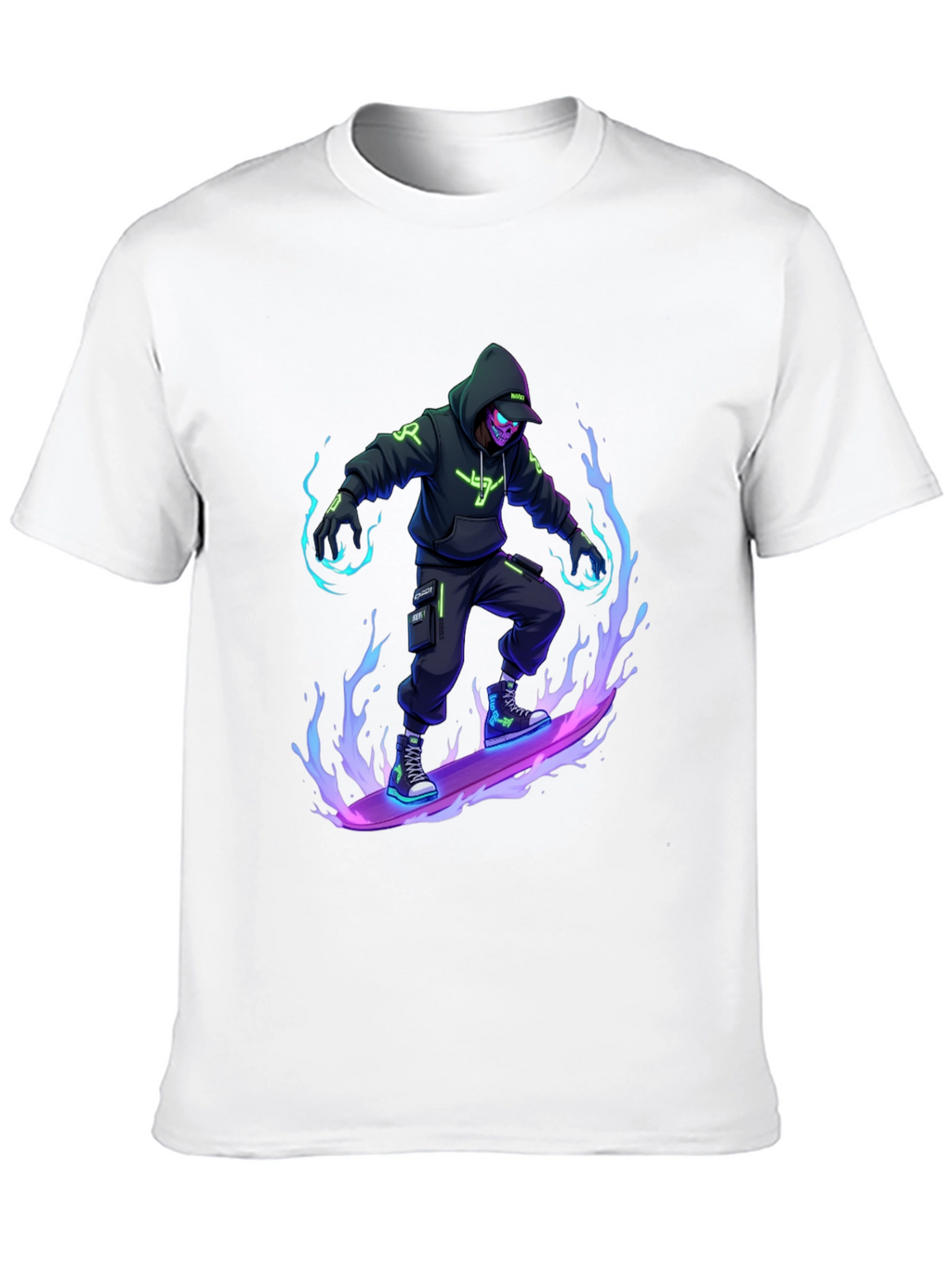 Cyberpunk Rider Black T-Shirt