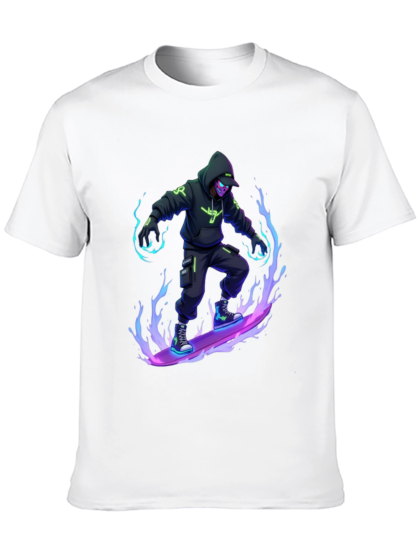 Cyberpunk Rider Black T-Shirt