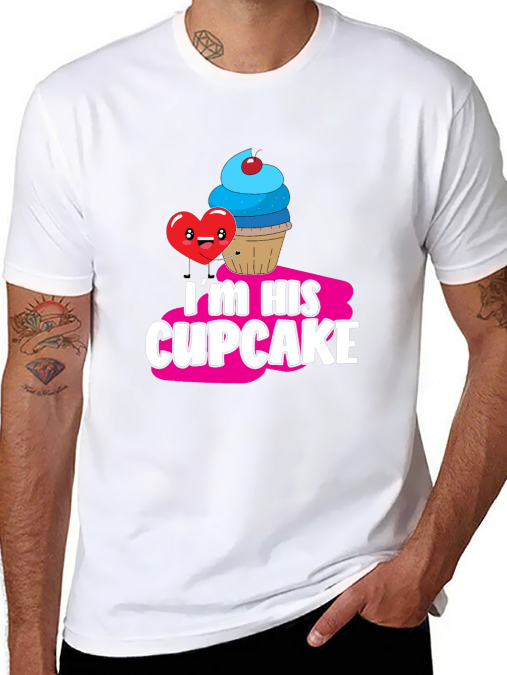 Im His Cupcake Graphic T-Shirt