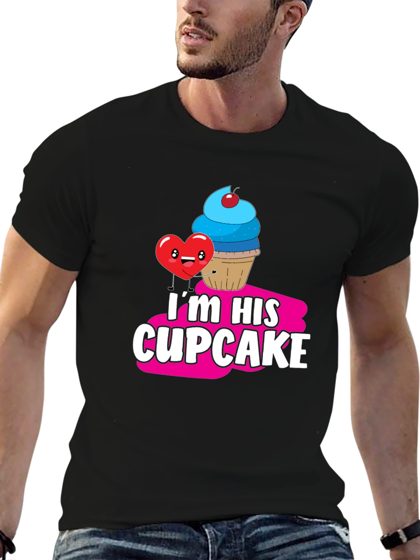 Im His Cupcake Graphic T-Shirt