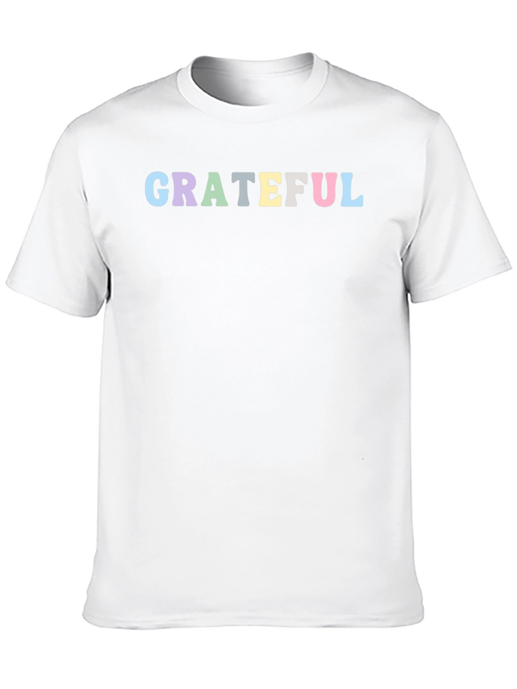 Grateful Graphic Tee - Trendy Short Sleeve Shirt